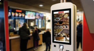 Self-service kiosk running ICRTouch EPoS software